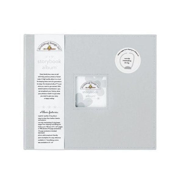 12x12 Storybook Album - Gray
