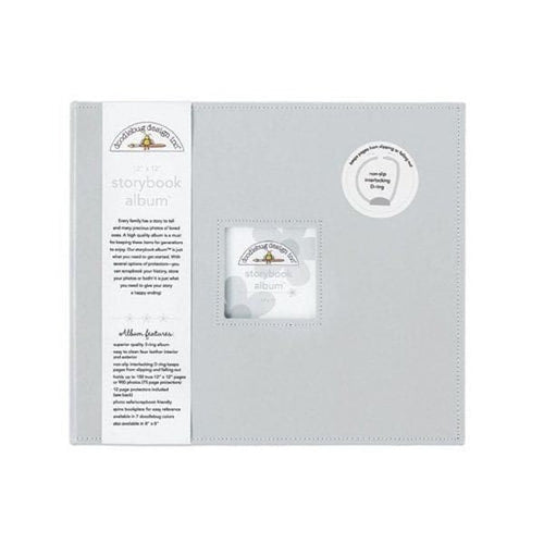 12x12 Storybook Album - Gray