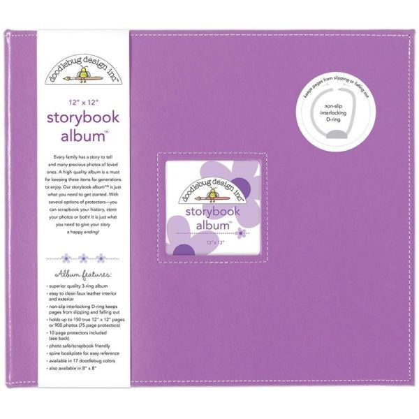 12x12 Storybook Album - Lilac