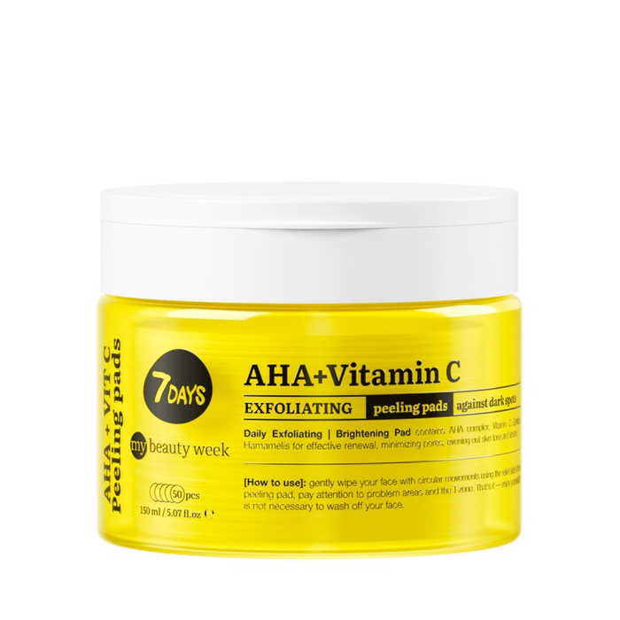 7DAYS EXFOLIATING PEELING PADS - 50PCS - Beauty Bar