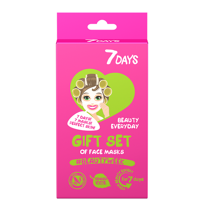 7DAYS GIFT SET OF 7 FACE MASKS - BEAUTY WEEK - Beauty Bar Cyprus