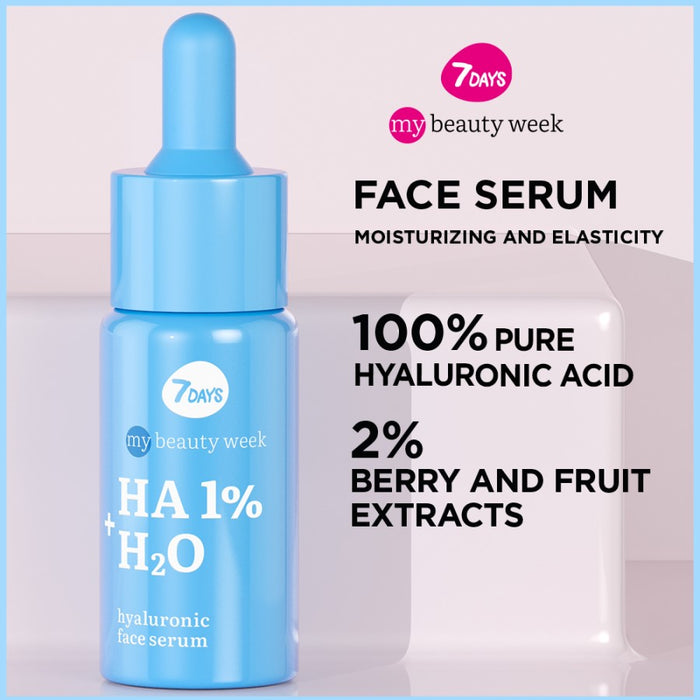 7DAYS HA 1%+H2O HAYALURONIC SERUM 20ML - Beauty Bar