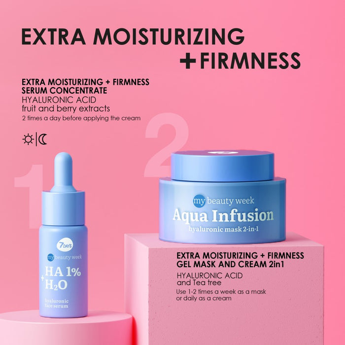 7DAYS HA 1%+H2O HAYALURONIC SERUM 20ML - Beauty Bar