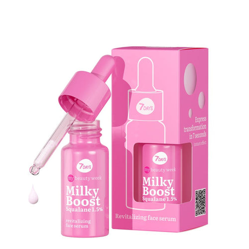 7DAYS MILKY BOOST SQUALANE 1,5% REVITALIZING SERUM 20ML - Beauty Bar