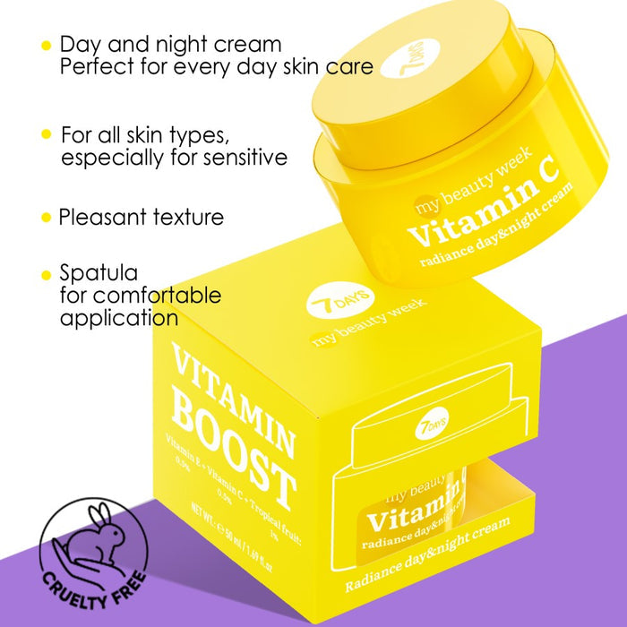 7DAYS VITAMIN C RADIANCE DAY & NIGHT CREAM 50ML - Beauty Bar