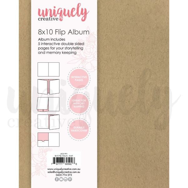 8x10 Flip Album - Kraft