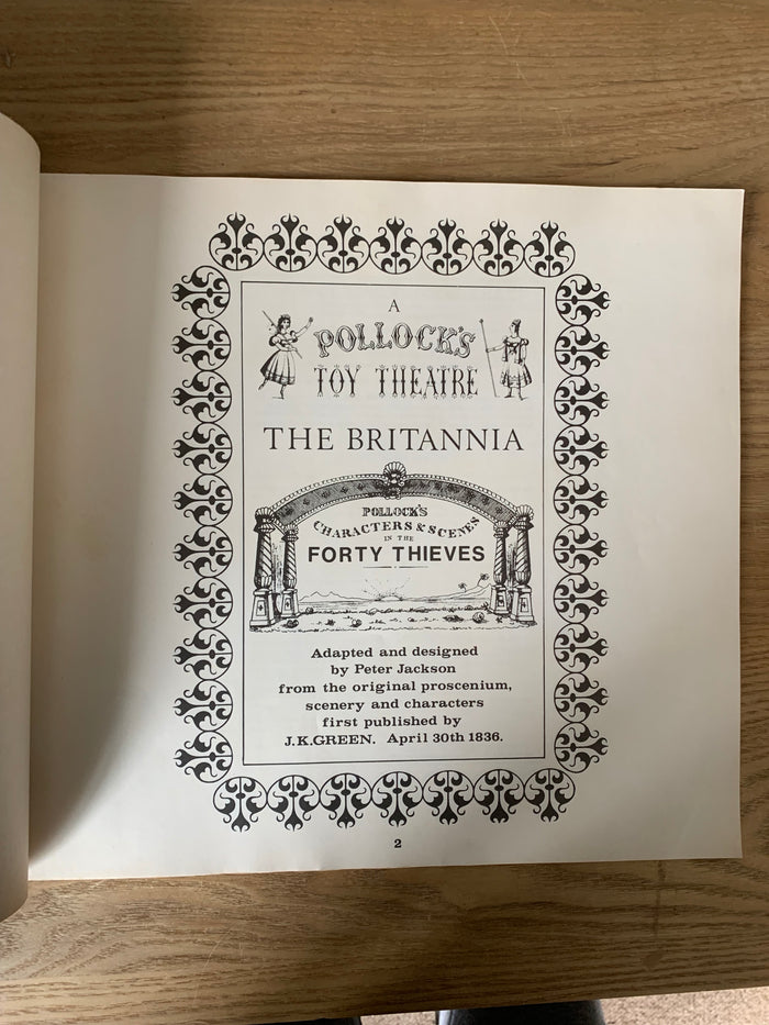 ‘A Pollocks Toy Theatre - The Britannia Characters and Scenes from Ali Baba and the Forty Thieves’