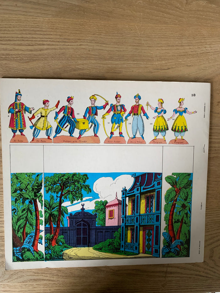 ‘A Pollocks Toy Theatre - The Britannia Characters and Scenes from Ali Baba and the Forty Thieves’