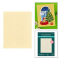 A2 Herringbone Decor - 3D Embossing Folder