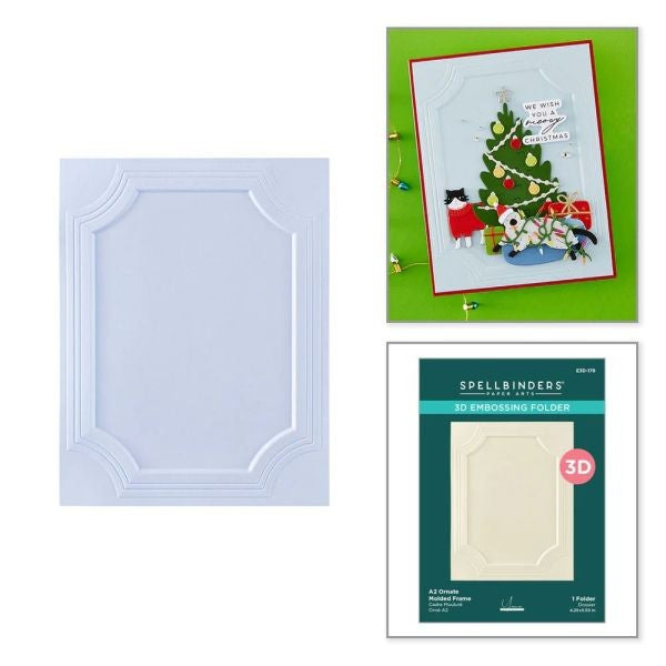 A2 Ornate Molded Frame - 3D Embossing Folder
