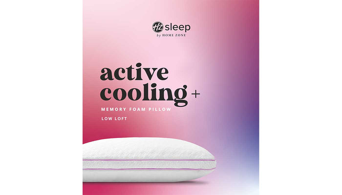 Active Cooling+ Pillow Low Loft 2 Pack