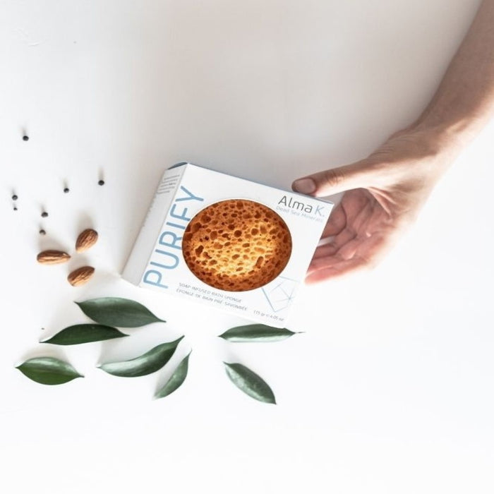 ALMA K SOAP INFUSED BATH SPONGE - Beauty Bar