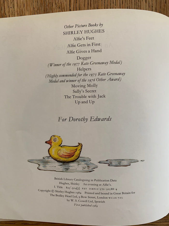 An Evening at Alfie's (signed)