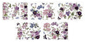 AquaInk Transfer Sheets - Royal Bouquets