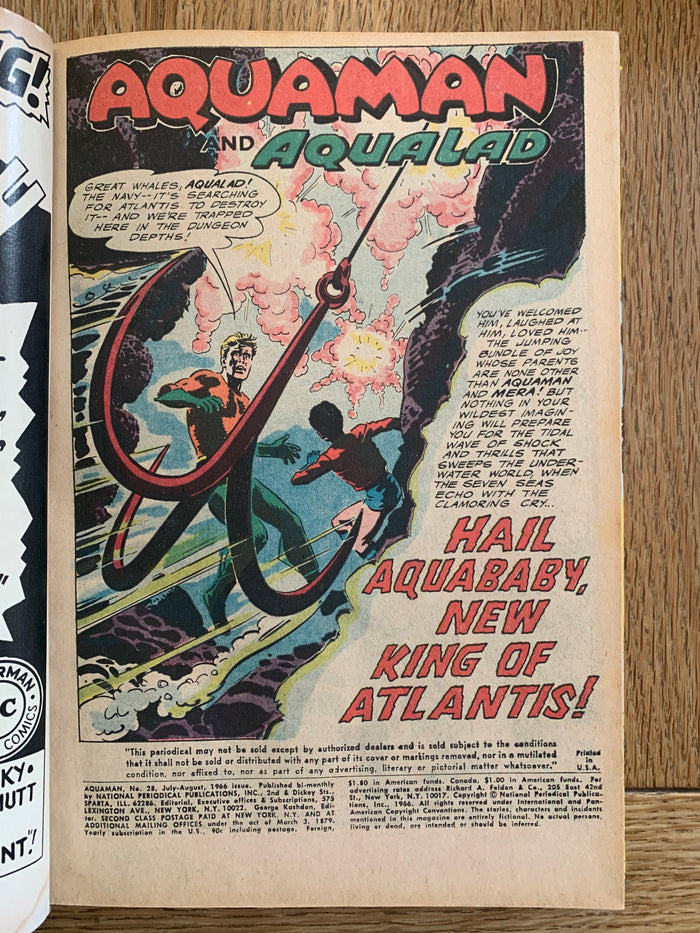 Aquaman Annual 1967