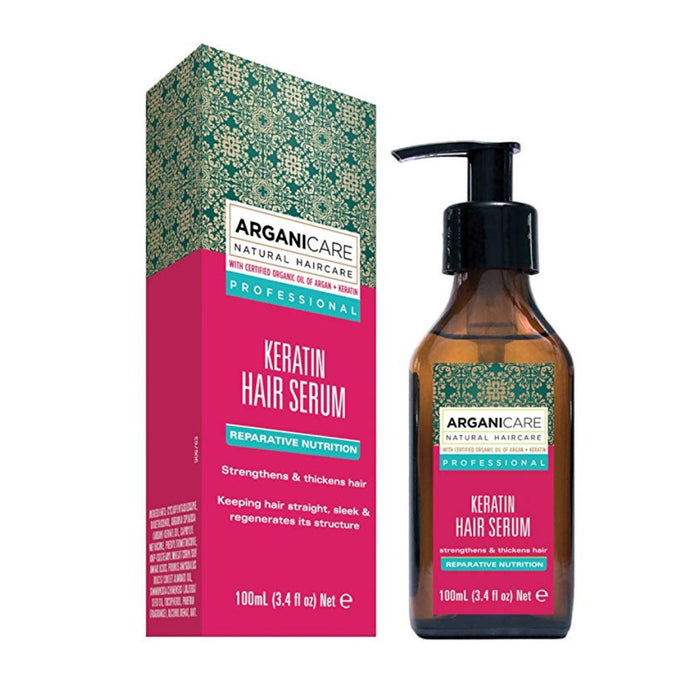 ARGANICARE KERATIN SERUM 100ML - Beauty Bar Cyprus
