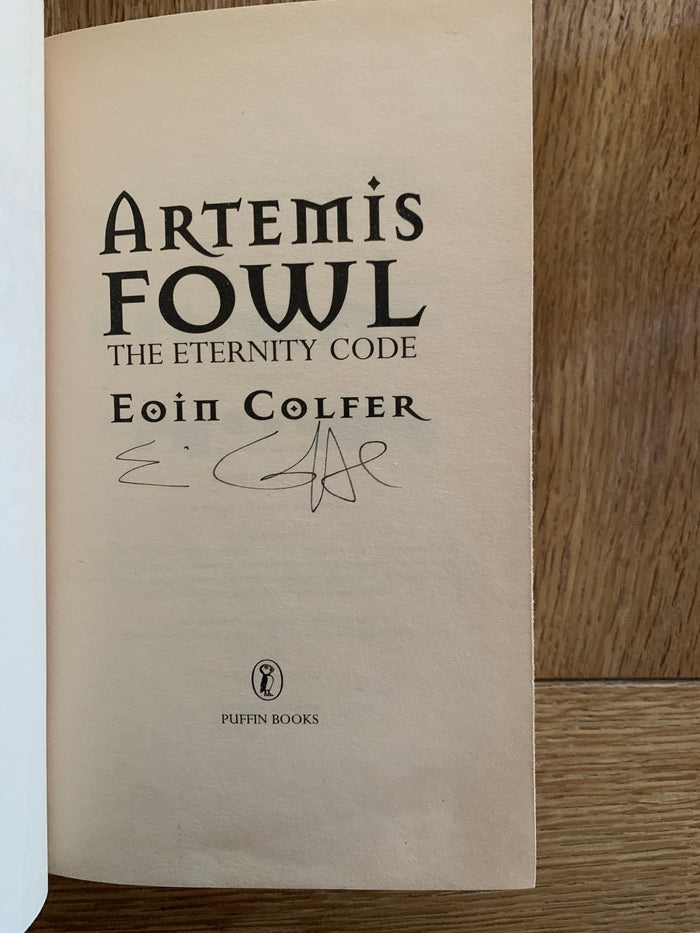 Artemis Fowl - The Eternity Code (signed)