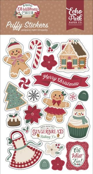 Baking Christmas Cheer - Puffy Stickers