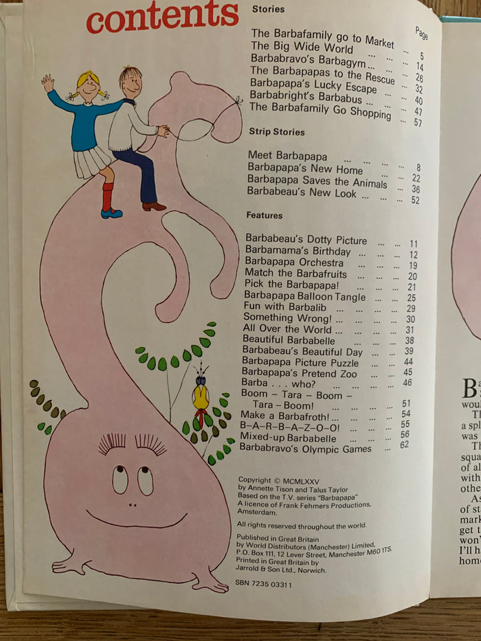 Barbapapa Annual 1976
