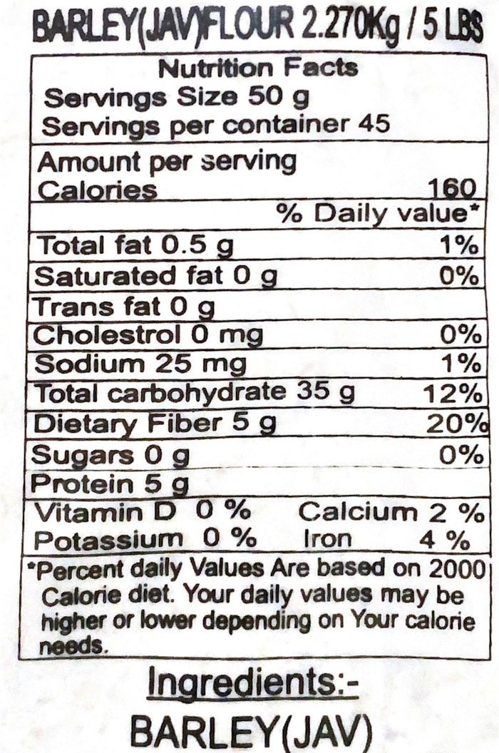 Barley (Jav) Flour