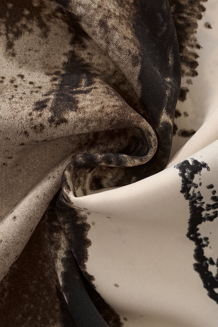 Barocco Echelon Brushstroke Stitchless LS Shirt CREAM