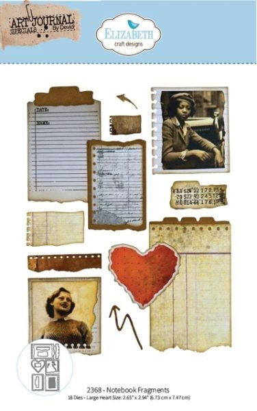 Beautifully Worn - Dies - Notebook Fragments