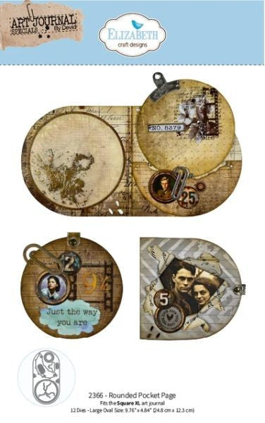Beautifully Worn - Dies - Rounded Pocket Page