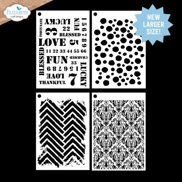 Beautifully Worn - Journal Stencils 11