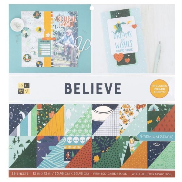 Believe - 12x12 Paper Pad