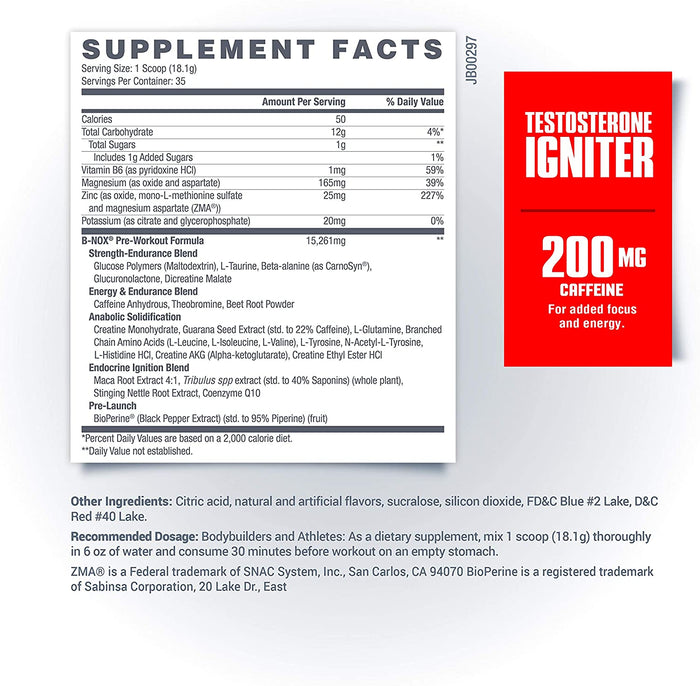 Betancourt Nutrition B-NOX Androrush 35 Servings