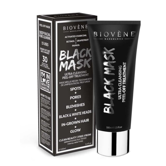 BIOVENE BLACK PEEL OFF MASK 50ML - Beauty Bar