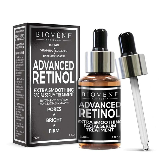 BIOVENE RETINOL EXTRA SMOOTHING FACIAL SERUM TREATMENT 30ML - Beauty Bar