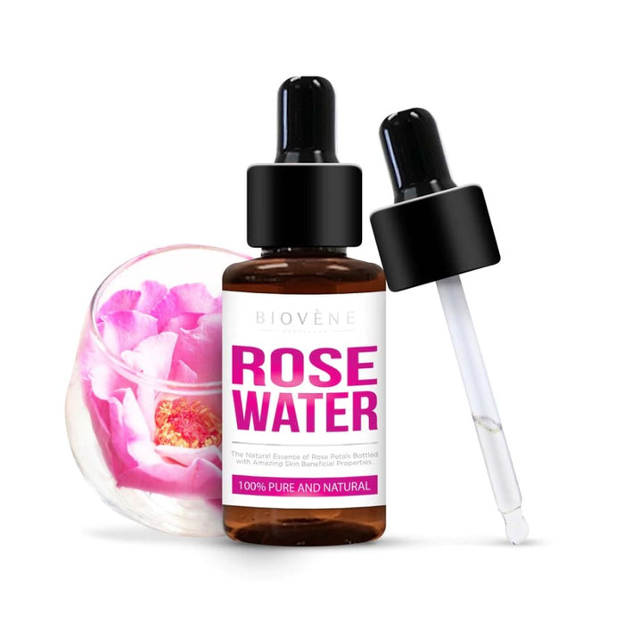 BIOVENE ROSE WATER PURE & NATURAL BALANCE REVITALIZING 30ML - Beauty Bar