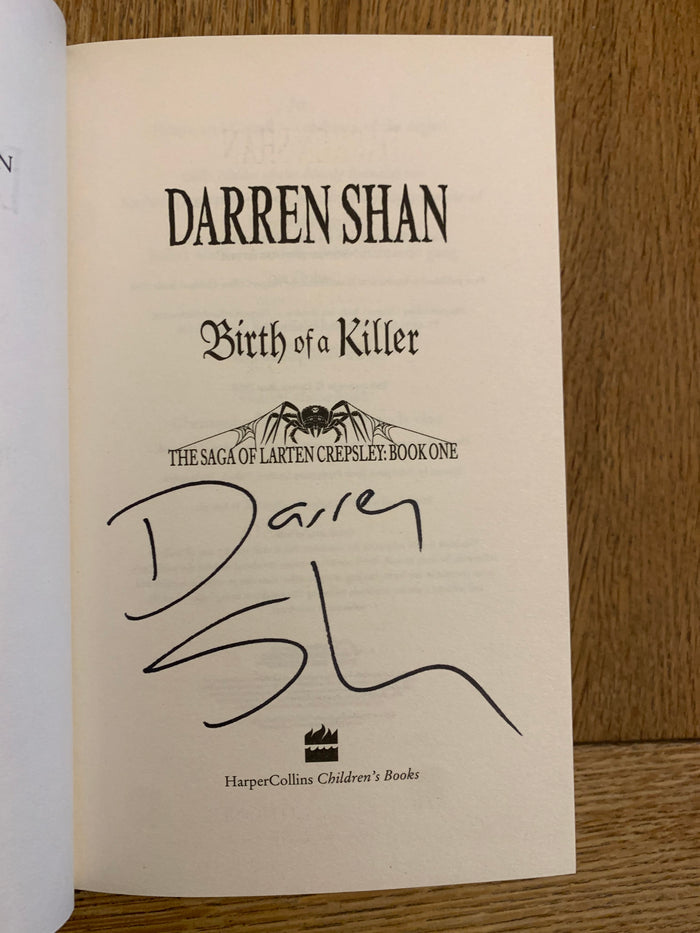 Birth of a Killer (signed)