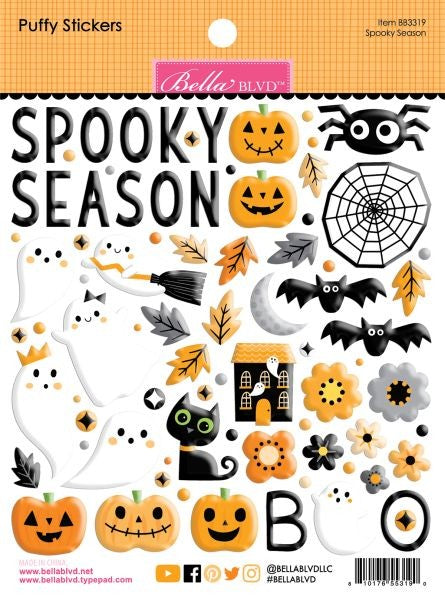 Boo to You - Spooky Season Puffy Stickers