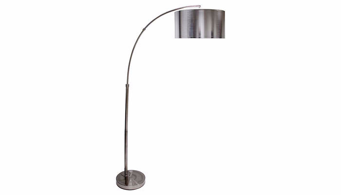 Brushed Steel Floor Lamp