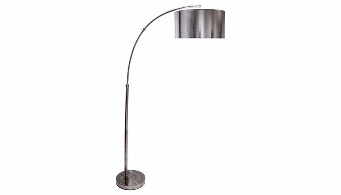 Brushed Steel Floor Lamp