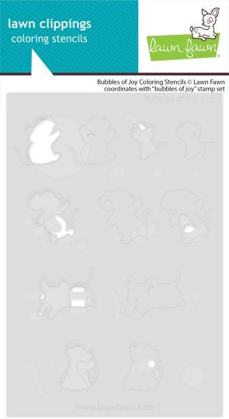 Bubbles of Joy - Coloring Stencils