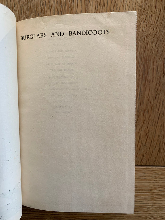Burglars and Bandicoots