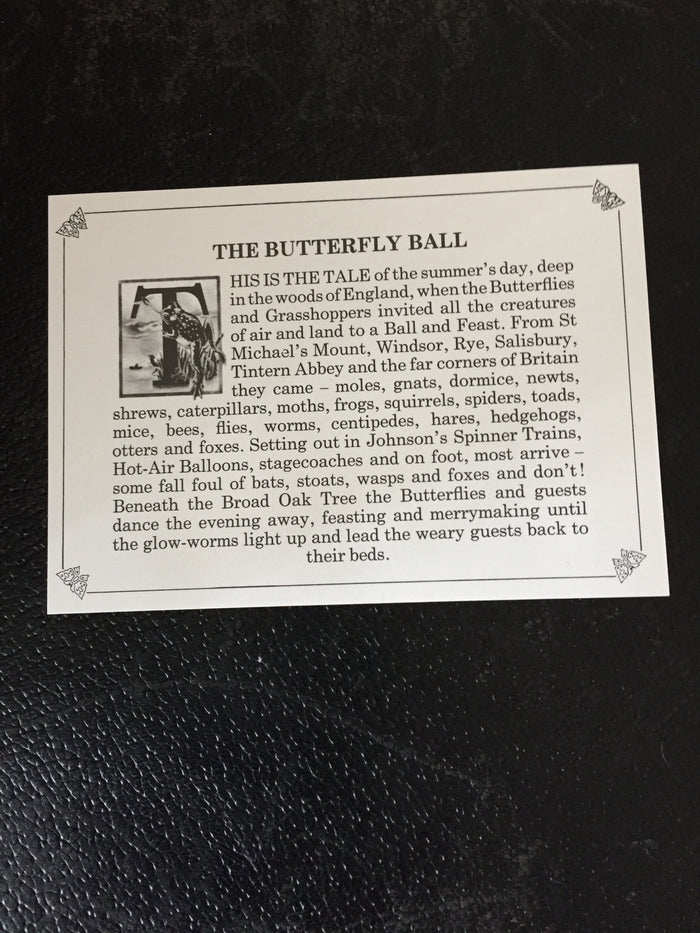 Butterfly Ball and the Grasshoppers Feast. (Complete with invitation)