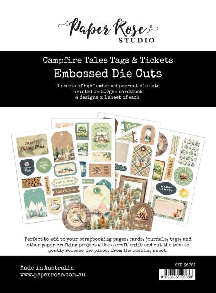 Campfire Tales - Embossed Die Cuts