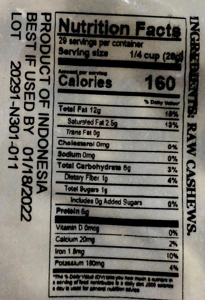 Cashew Whole