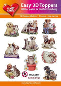 Cats & Dogs - Easy 3D Toppers