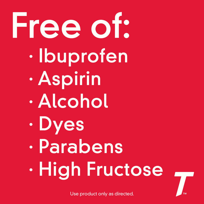 Children's Tylenol Pain + Fever Medicine, Dye-Free, Cherry, 4 fl. oz