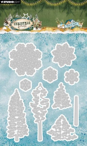 Christmas Forest - Dies - Trees and Snow