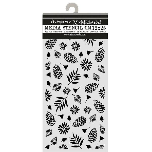 Christmas Pinecones - Stencil