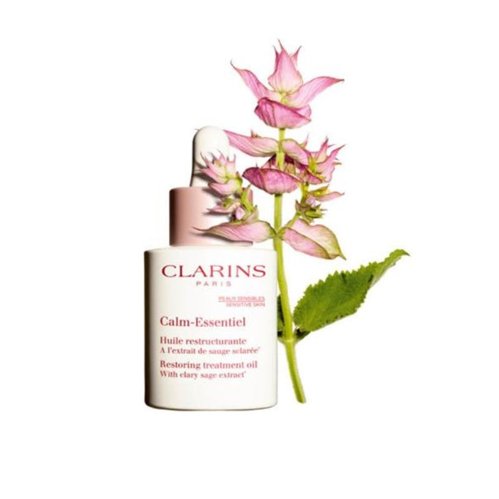 CLARINS CALM ESSENTIEL FACE OIL TREATMENT 30ML - Beauty Bar