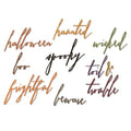 Classic Halloween Handwriting - Dies