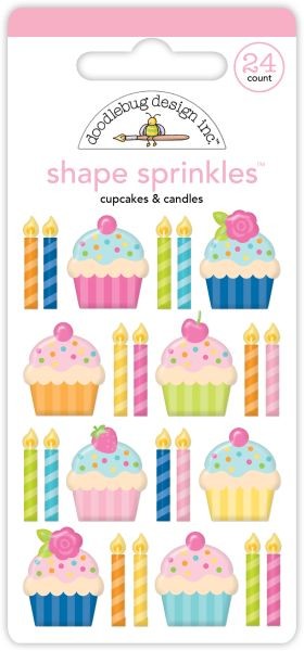 Cupcakes & Candles - Shape Sprinkles