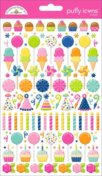 Cupcakes & Candles - Stickers - Puffy Icons